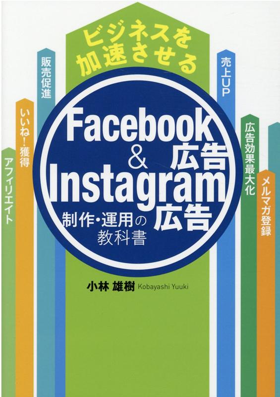 小林 雄樹 つた書房ビジネスヲカソクサセルフェイスブックコウコクアンドインスタグラムコウコクセイサク　ウンヨウノキョウカショ コバヤシ　ユウキ 発行年月：2020年11月04日 予約締切日：2020年10月07日 ページ数：208p サイズ：単行本 ISBN：9784905084396 小林雄樹（コバヤシユウキ） CVCreateLtd．代表。1982年北海道南幌町生まれ。MAAクラブ（Master　AI　Affiliate）を主宰し、広告運用・アフィリエイトのセミナーを全国各地で開催している。現在はマレーシアに拠点を移し、越境ECなど広告出稿も行っている（本データはこの書籍が刊行された当時に掲載されていたものです） 01　Facebook広告で顧客獲得と売上UPを加速させる／02　Facebookページを作成してコンテンツを充実させよう／03　Facebook広告の集客を成功させるための準備／04　Facebook広告で売上を増やすための運用方法とは？／05　広告の費用対効果を上げるための広告の改善手段を知ろう／06　利益率を飛躍的に上げるためにやるべきこと SNS広告で成功の肝はランディングページにあり。3つのフェーズでチェックして、費用対効果向上。アカウント停止の傾向と対策。確実に結果の出るFacebook広告の始め方。 本 ビジネス・経済・就職 マーケティング・セールス 広告・宣伝 ビジネス・経済・就職 産業 商業