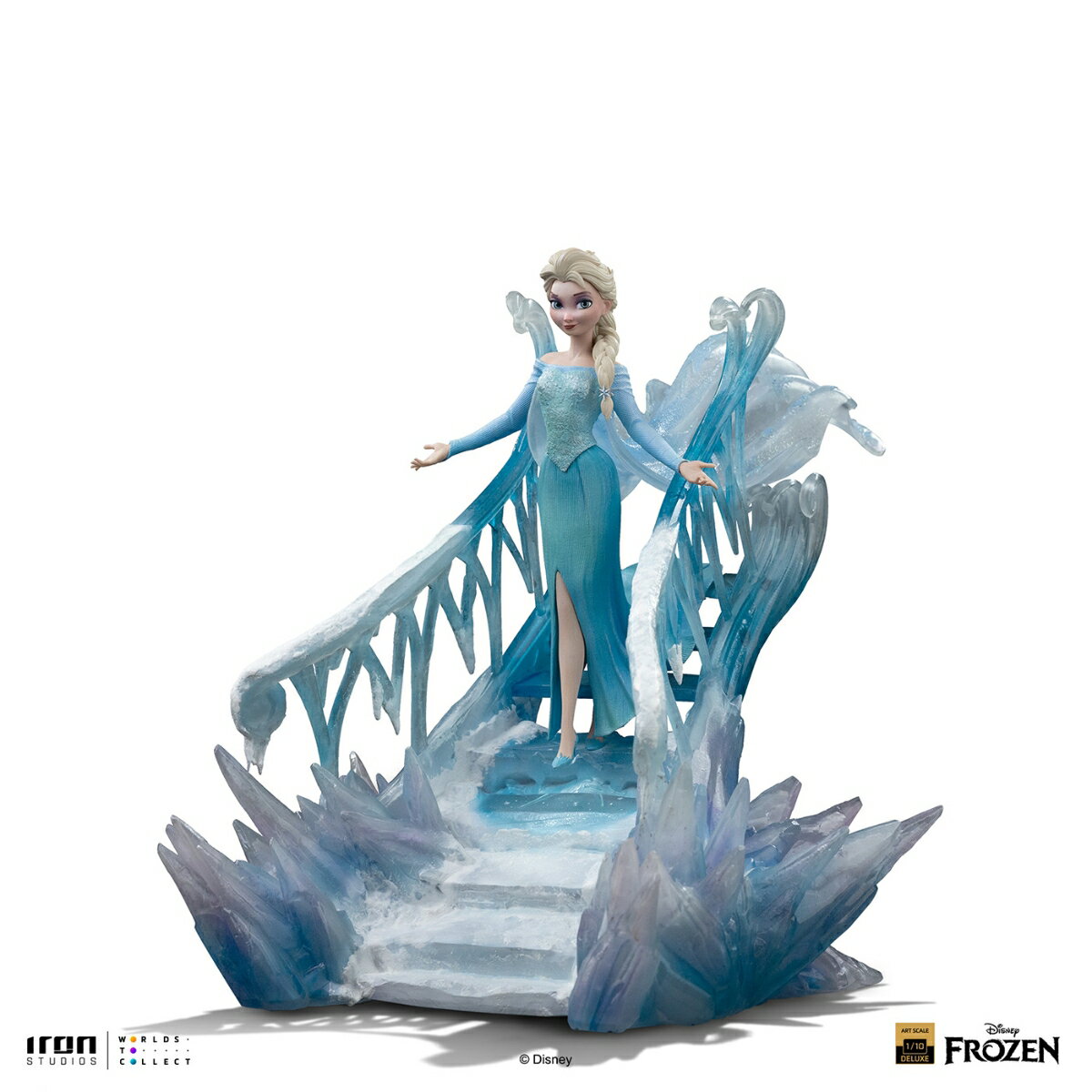『アナと雪の女王』 【アイアン・スタジオ スタチュー】 「デラックス・アートスケール」 1/10スケール エルサ (フィギュア)
