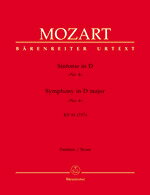 【輸入楽譜】モーツァルト, Wolfgang Amadeus: 交響曲 ニ長調 KV 81(73l)/原典版/Allroggen編: 指揮者用大型スコア