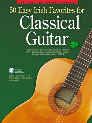 50 Easy Irish Favorites for Classical Guitar Guitar Tablature Edition - Book/Online Audio