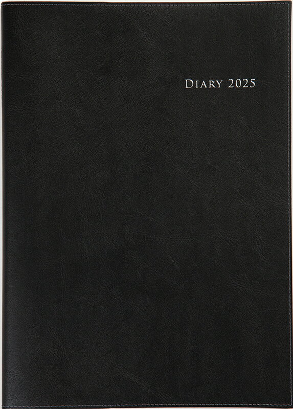 2025年 手帳 1月始まり No.440 デスクダイアリー カジュアル [黒]高橋書店 ウィークリー
