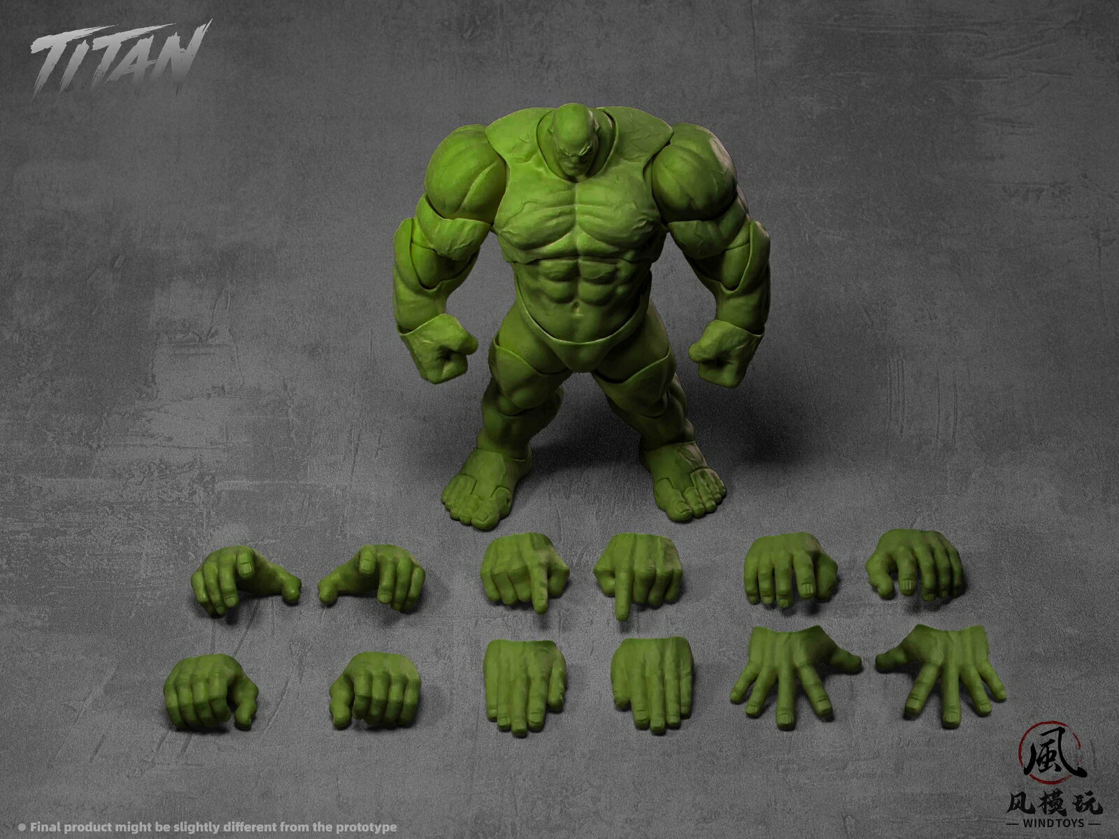 中国の新鋭メーカーWind Toysより、1/12スケール可動フィギュア素体「タイタン」をお届けします!
鍛え抜かれた筋肉表現と力強い体格を特徴とし、広い肩幅やたくましい四肢によって迫力あるシルエットを実現。
豊富な交換用ハンドパーツが付属し、多彩なポージングやカスタマイズをお楽しみいただけます。
ぜひお見逃しなく!

内容品:
・素体×1
・リラックス手×2
・握り拳×2
・持ち手×2
・銃持ち手×2
・指差し手×2
・ドラゴンクローハンド×2
・手刀ハンド×2

サイズ:高さ約19cm
素材:PVC+POM

※海外仕入商品の為、多少の箱潰れが発生する可能性がございます。
箱潰の交換は出来かねます。
ご了承ください。

(C)Wind Toys

・ホビー系商品についての諸注意
メーカー都合により発売の大幅な延期が発生する可能性がございます。
予約商品についてはメーカーから順次入荷次第の発送となります。メーカー公表の発売日とは異なる場合がございますのでご了承ください。【対象年齢】：15歳以上【商品サイズ (cm)】(高さ）：19