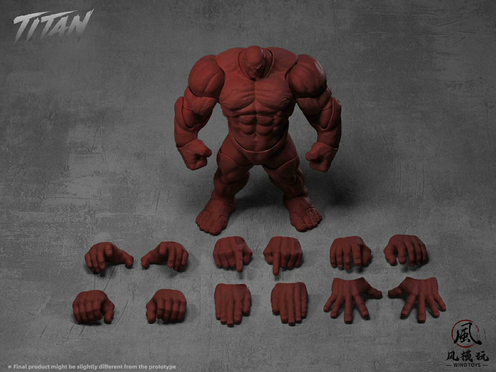 中国の新鋭メーカーWind Toysより、1/12スケール可動フィギュア素体「タイタン」をお届けします!
鍛え抜かれた筋肉表現と力強い体格を特徴とし、広い肩幅やたくましい四肢によって迫力あるシルエットを実現。
豊富な交換用ハンドパーツが付属し、多彩なポージングやカスタマイズをお楽しみいただけます。
ぜひお見逃しなく!

内容品:
・素体×1
・リラックス手×2
・握り拳×2
・持ち手×2
・銃持ち手×2
・指差し手×2
・ドラゴンクローハンド×2
・手刀ハンド×2

サイズ:高さ約19cm
素材:PVC+POM

※海外仕入商品の為、多少の箱潰れが発生する可能性がございます。
箱潰の交換は出来かねます。
ご了承ください。

(C)Wind Toys

・ホビー系商品についての諸注意
メーカー都合により発売の大幅な延期が発生する可能性がございます。
予約商品についてはメーカーから順次入荷次第の発送となります。メーカー公表の発売日とは異なる場合がございますのでご了承ください。【対象年齢】：15歳以上【商品サイズ (cm)】(高さ）：19