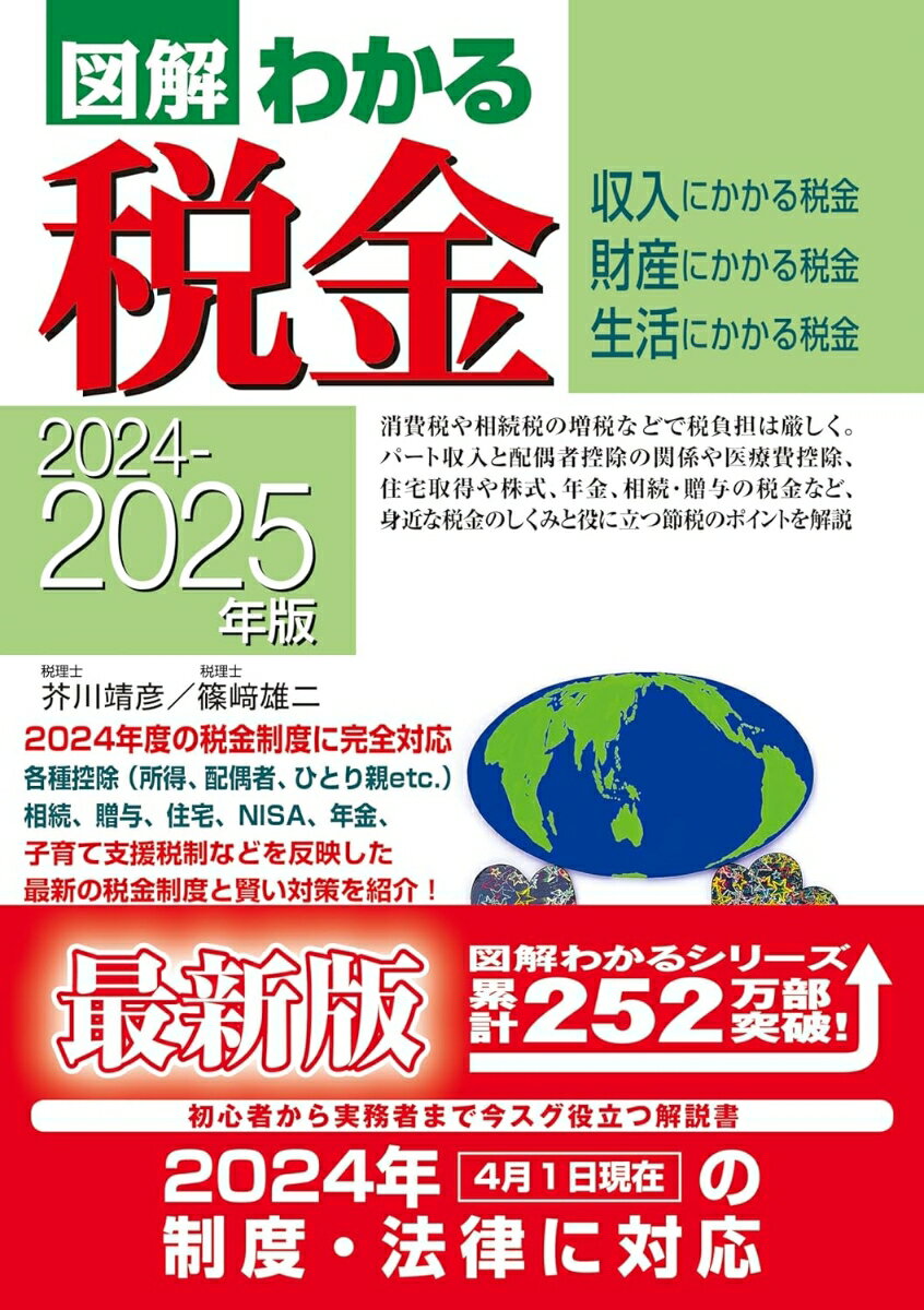 消費税や相続税の増税などで税負担は厳しく。パート収入と配偶者控除の関係や医療費控除、住宅取得の株式、年金、相続・贈与の税金など、身近な税金のしくみと役に立つ節税のポイントを解説。２０２４年度の税金制度の完全対応。各種控除（所得、配偶者、ひとり親ｅｔｃ．）相続、贈与、住宅、ＮＩＳＡ、年金、子育て支援税制などを反映した最新の税金制度と賢い対策を紹介！