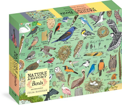 Nature Anatomy: Birds Puzzle (500 Pieces) NATURE ANATOMY BIRDS PUZZLE (5 （Anatomy） [ Julia Rothman ]