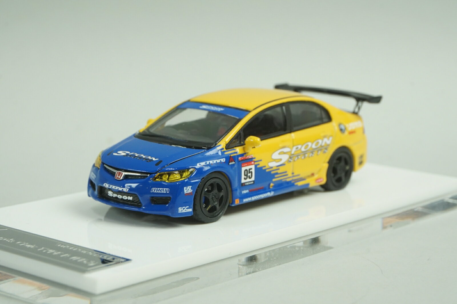MOTORHELIX 1/64 ホンダ Civic TYPE R(FD2) Spoon Customized 【M65433DZ-SAE】 (ミニカー)