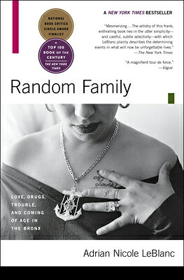 The result of over ten years of immersion reporting, "Random Family" charts a tumultuous decade in which girls become mothers, mothers become grandmothers, boys become criminals, and hope struggles against deprivation.