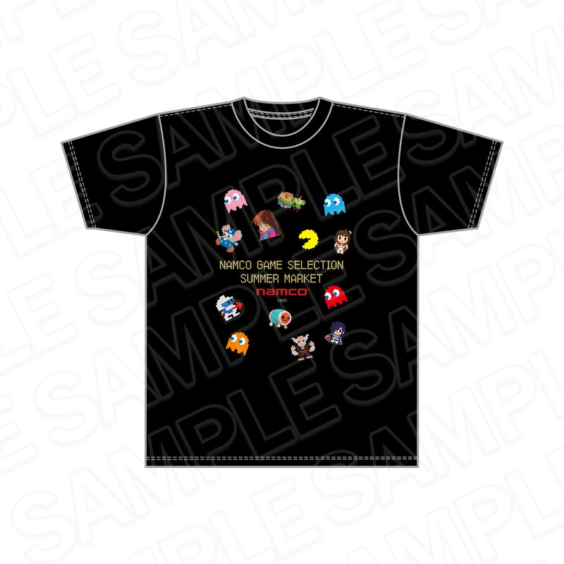「ナムコ ゲームセレクション サマーマーケット」からTシャツ A Lサイズが登場！【対象年齢】：15歳以上【商品サイズ (cm)】(幅×高さ）：50×74