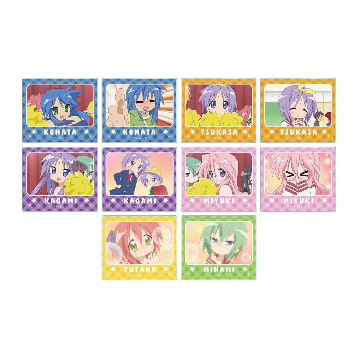 (s)らき☆すた ﾄﾚｰﾃﾞｨﾝｸﾞ 場面写ｱｸﾘﾙｶｰﾄﾞ