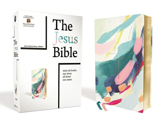 The Jesus Bible, NIV Edition, Leathersoft, Multi-Color/Teal, Comfort Print JESUS BIBLE NIV /E LEATHERSOFT [ Passion Publishing ]