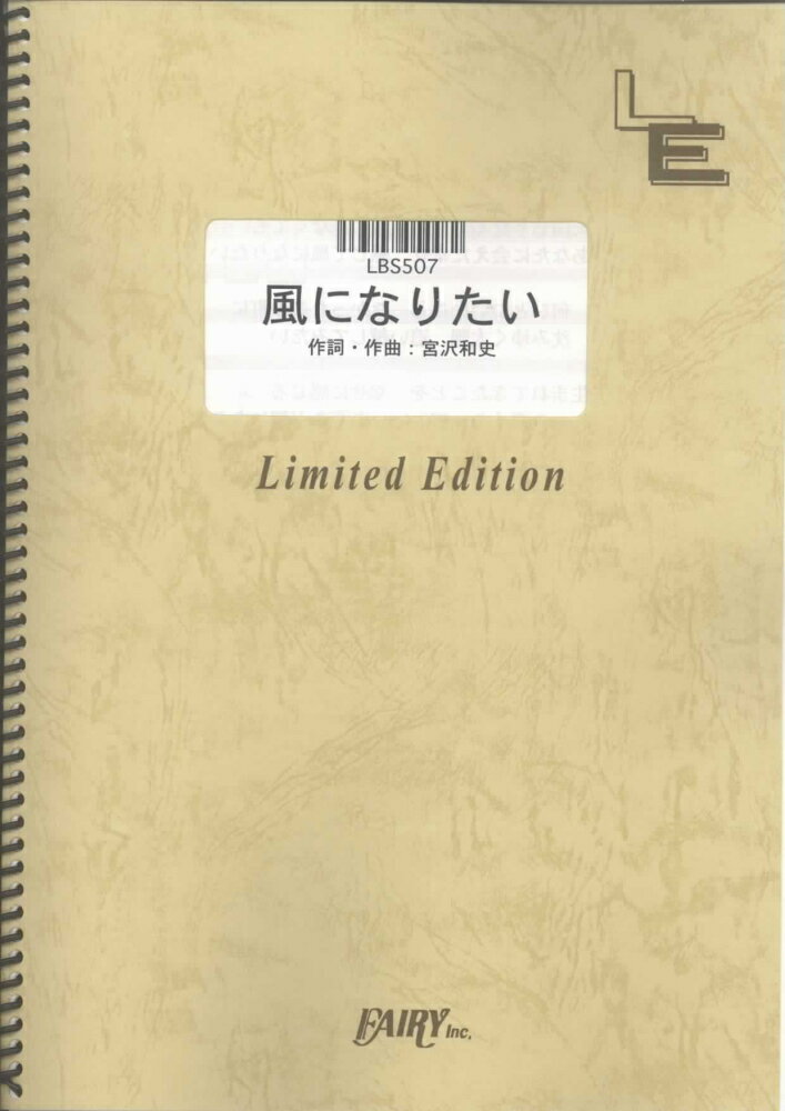 LBS507　風になりたい／THE　BOOM