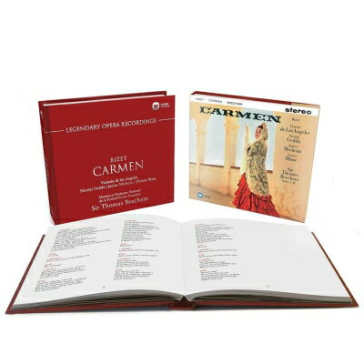 【輸入盤】『カルメン』全曲　トマス・ビーチャム&フランス国立放送管弦楽団、ビクトリア・デ・ロス・アンヘレス、ニコライ・ゲッダ、他(1958-59 [ ビゼー（1838-1875） ]のサムネイル