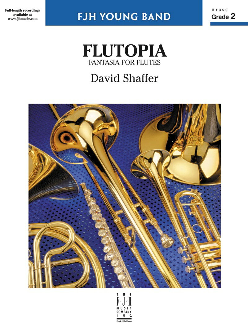 【輸入楽譜】シェイファー, DAVID: フルートピア: スコアとパート譜セット