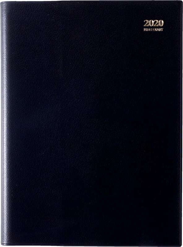 2020年版 1月始まり No.451 リングダイアリー (レフト) 黒 高橋書店 A5判