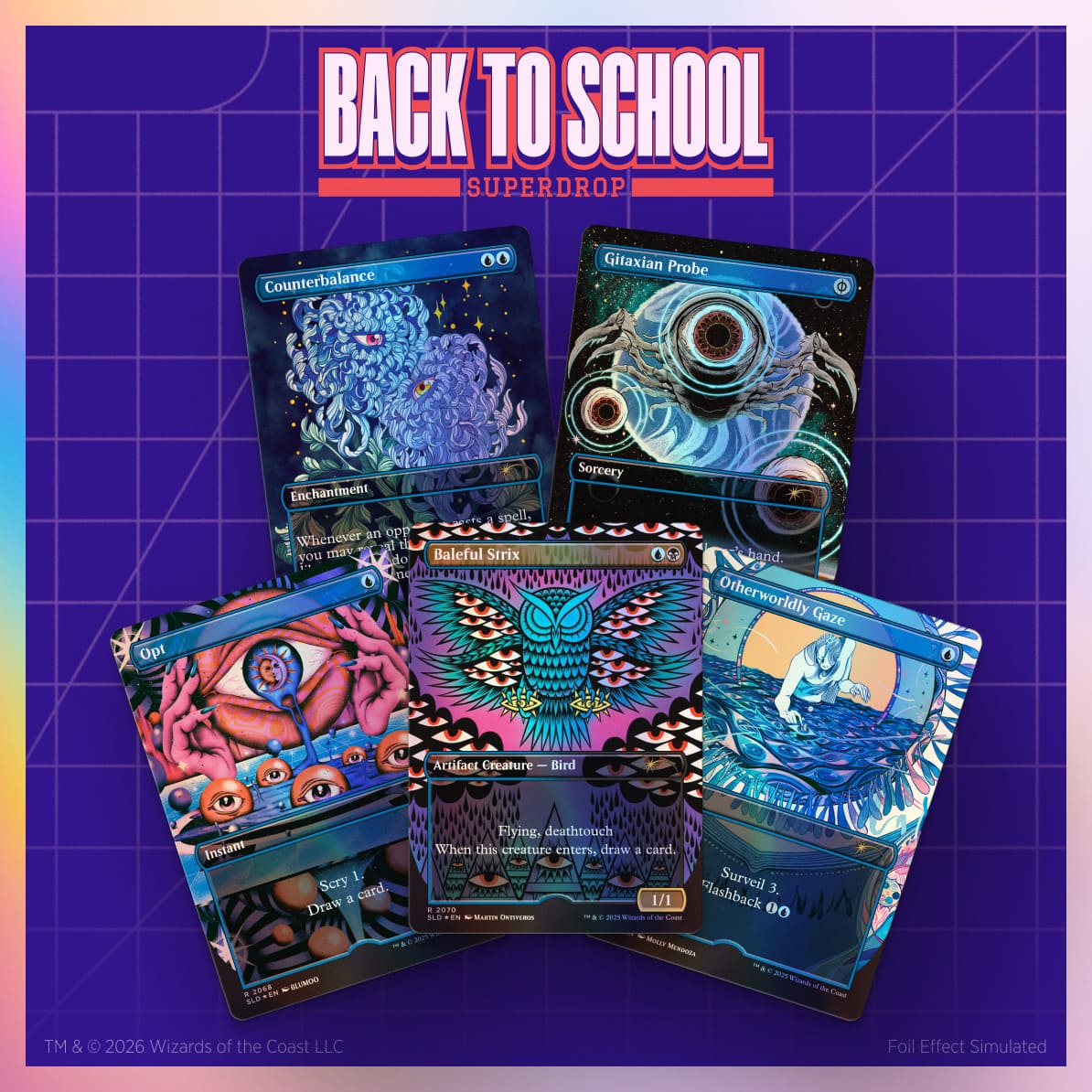 マジック：ザ・ギャザリング Secret Lair Back to School Superdrop The Eyes Have It Foil Edition【クレジットカード決済限定】