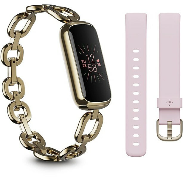 フィットビット スマートウォッチ（売れ筋ランキング） Fitbit Luxe、Soft Gold/Gold Link、Peony、FRCJK