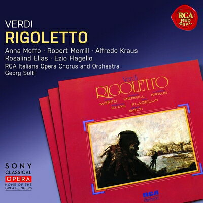 【輸入盤】『リゴレット』全曲 ショルティ＆RCAイタリア・オペラ管、メリル、A．クラウス、モッフォ、他（1963 ステレオ）（2CD）