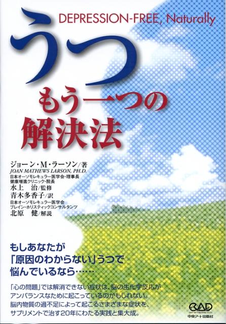 「心の問題」では解消できない症状は、脳の生化学反応がアンバランスなために起こっているのかもしれない。脳内物質の過不足によって起こるさまざまな症状を、サプリメントで治す２０年にわたる実践と集大成。