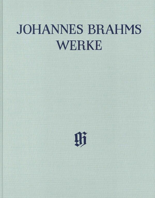 【輸入楽譜】ブラームス, Johannes: 新ブラームス全集 I/5: セレナーデ集(批判校訂報告書付)/原典版//Musgrave編(布装)