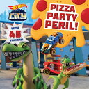 Hot Wheels City: Pizza Party Peril : Car Racing Storybook with 45 Stickers for Kids Ages 3 to 5 Year STICKERS-HOT WHEELS CITY PIZZA （Hot Wheels） Ross R. Shuman