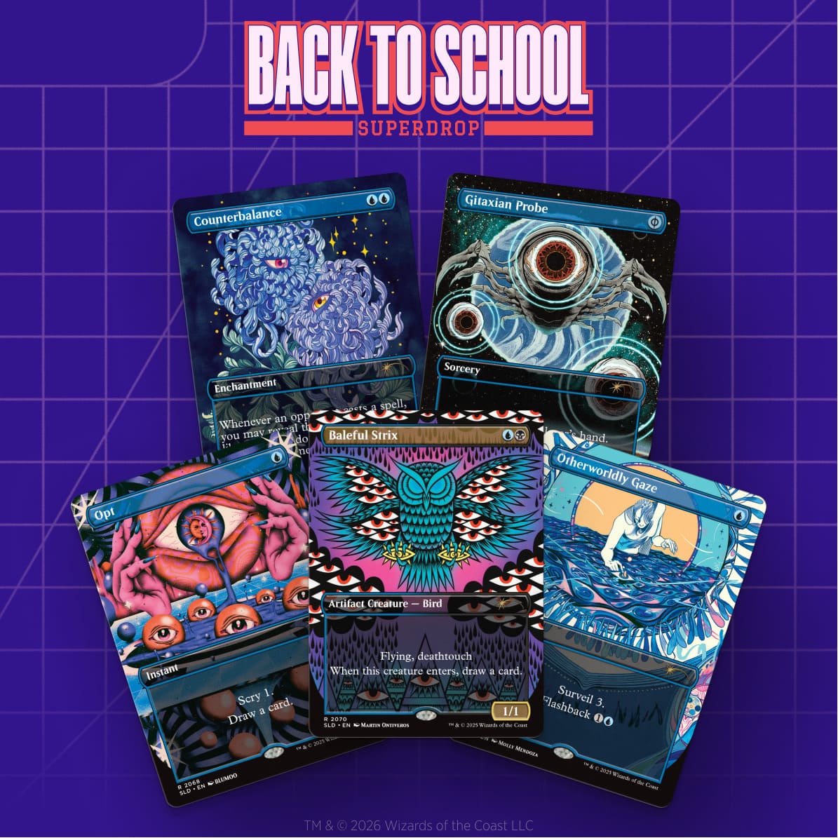 マジック：ザ・ギャザリング Secret Lair Back to School Superdrop The Eyes Have It【クレジットカード決済限定】