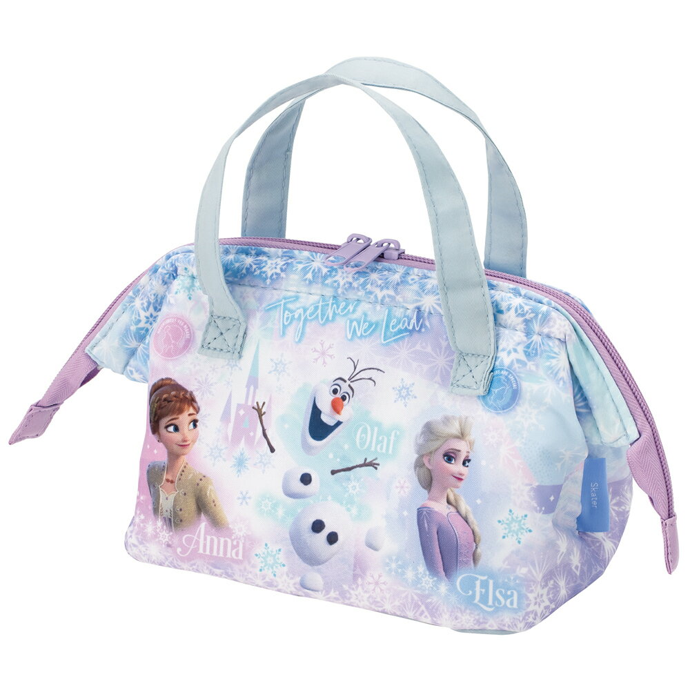 ディズニー アナと雪の女王 2026　ランチバッグ こども キャラクター 小さめ がま口型お弁当保冷バッグ