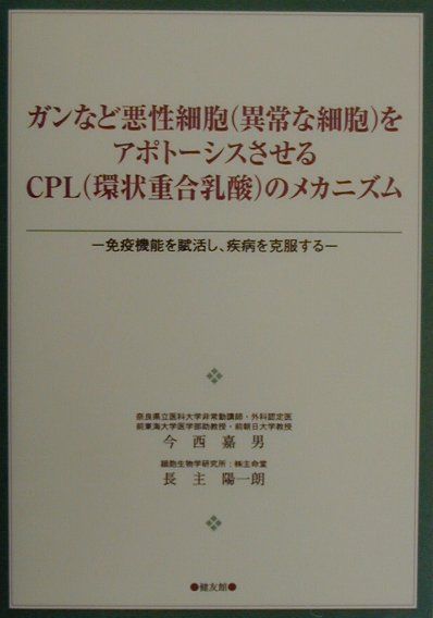 ガンなど悪性細胞（異常な細胞）をアポトーシスさせるCPL（環状重合乳酸）のメカニ