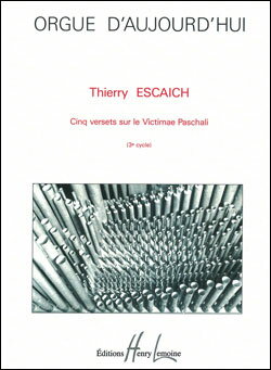【輸入楽譜】エスケシュ, Thierry: 「復活のいけにえに」による5つのヴェルセット