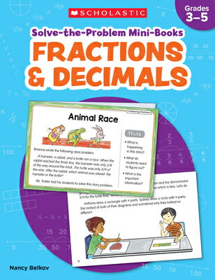 Solve-The-Problem Mini Books: Fractions & Decimals: 12 Math Stories for Real-World Problem Solving SOLVE-THE-PROBLEM MINI BKS FRA [ Nancy Belkov ]