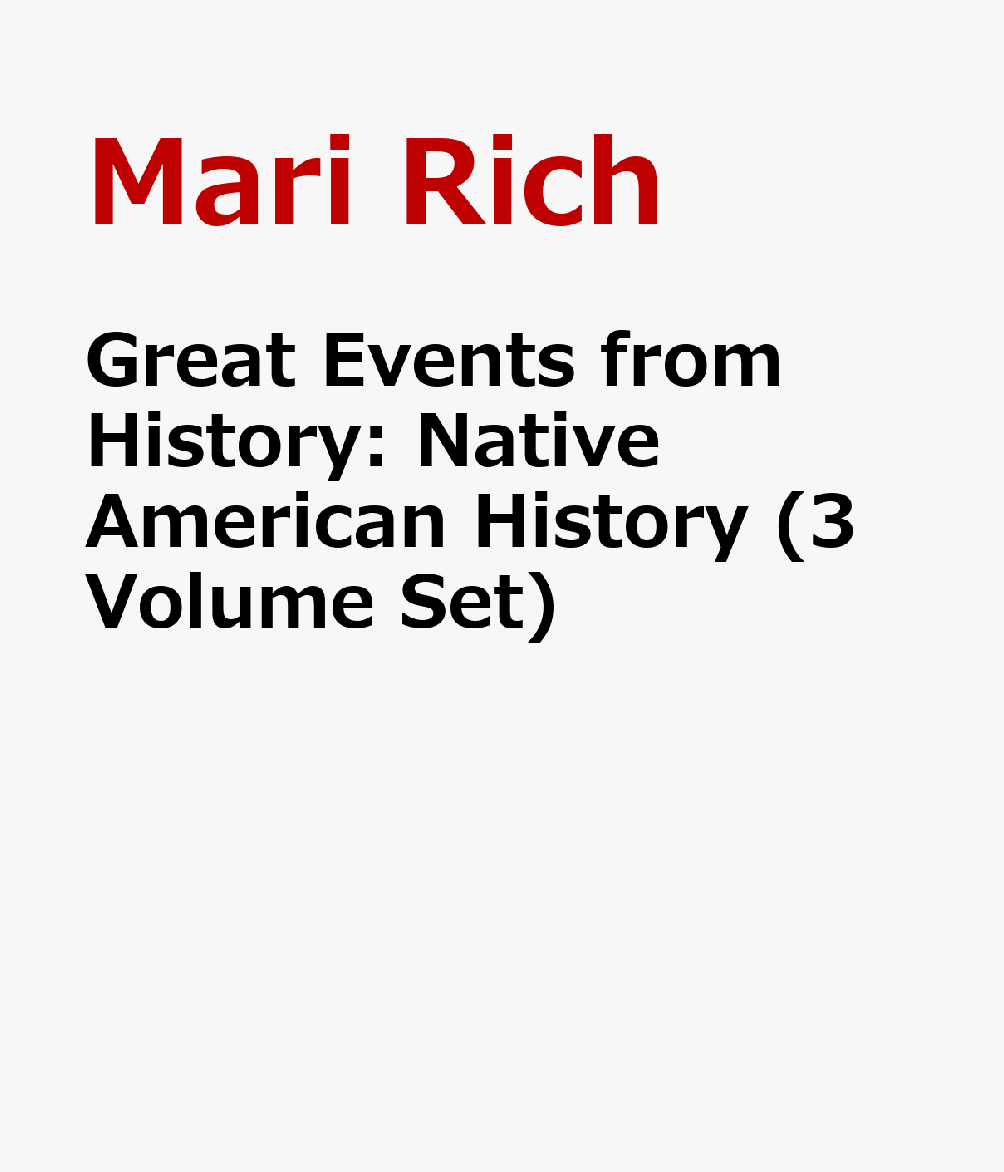 GRT EVENTS FROM HIST NATIVE AM Mari Rich SALEM PR2026 Hardcover English ISBN：9798891794580 洋書 Reference & Language（辞典＆語学） Reference