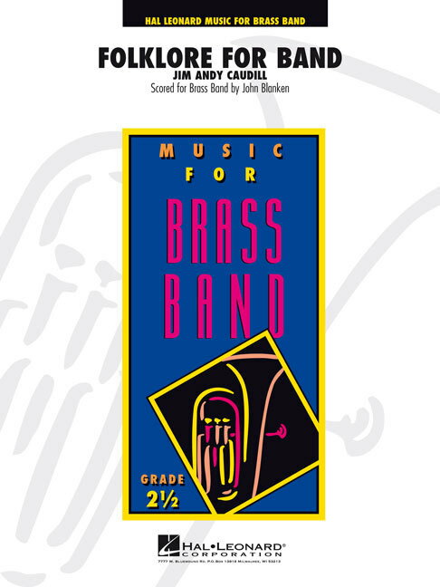 【輸入楽譜】コーディル, Jim Andy: バンドのための民話(金管バンド編): スコアとパート譜セット