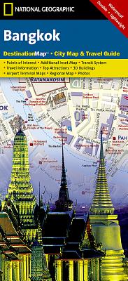 Bangkok Map MAP-BANGKOK MAP 2015/E （National Geographic Destination City Map） National Geographic Maps