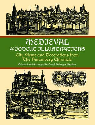 Magnificent woodcuts of 93 cities, plus 100 illustrations of figures and decorative objects, from 1493 history of the world. Comparable to the Gutenberg Bible in terms of craftsmanship. 193 black-and-white illustrations.