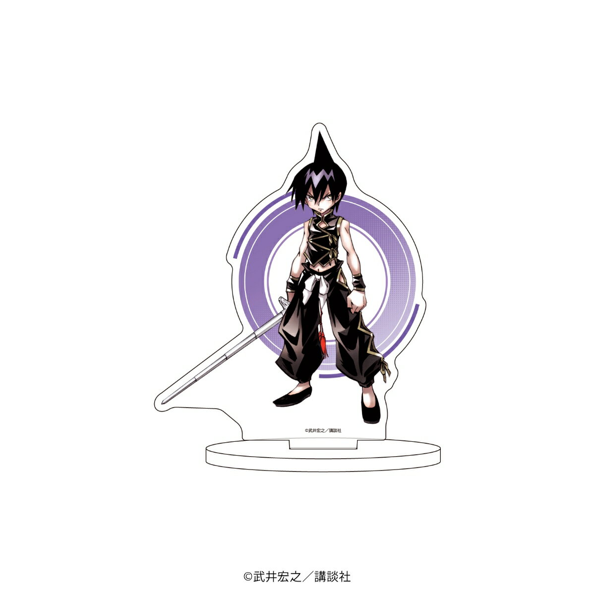 キャラアクリルフィギュア「SHAMAN KING」06/道 蓮(公式イラスト)【グッズ】