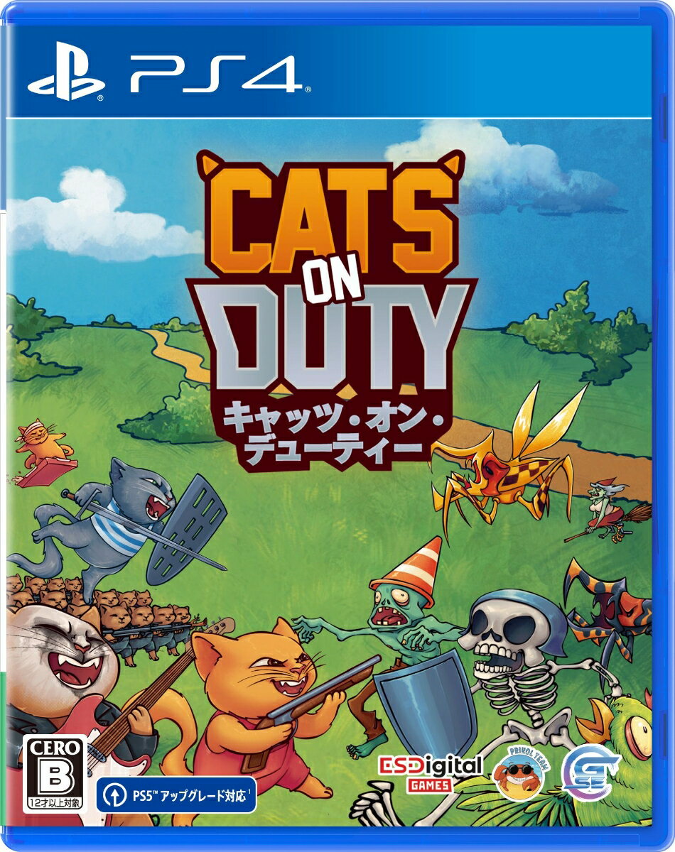 【特典】Cats on Duty PS4版(【予約外付特典】猫のふせん)