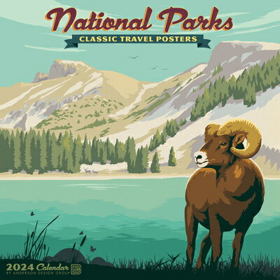 National Parks (Art) 2024 12 X 12 Wall Calendar