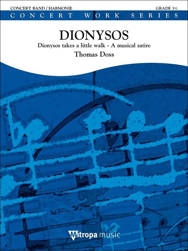 【輸入楽譜】ドス, Thomas: ディオニュソス: Dionysos Takes a Little Walk - A Musical Satire: スコアとパート譜セット