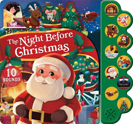 The Night Before Christmas 10-Button Sound Book NIGHT BEFORE XMAS 10-BUTTON SO （10-Button Sound Books） [ Clement C. Moore ]