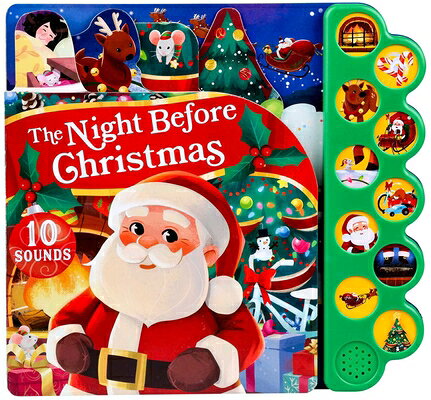 The Night Before Christmas 10-Button Sound Book NIGHT BEFORE XMAS 10-BUTTON SO （10-Button Sound Books） 