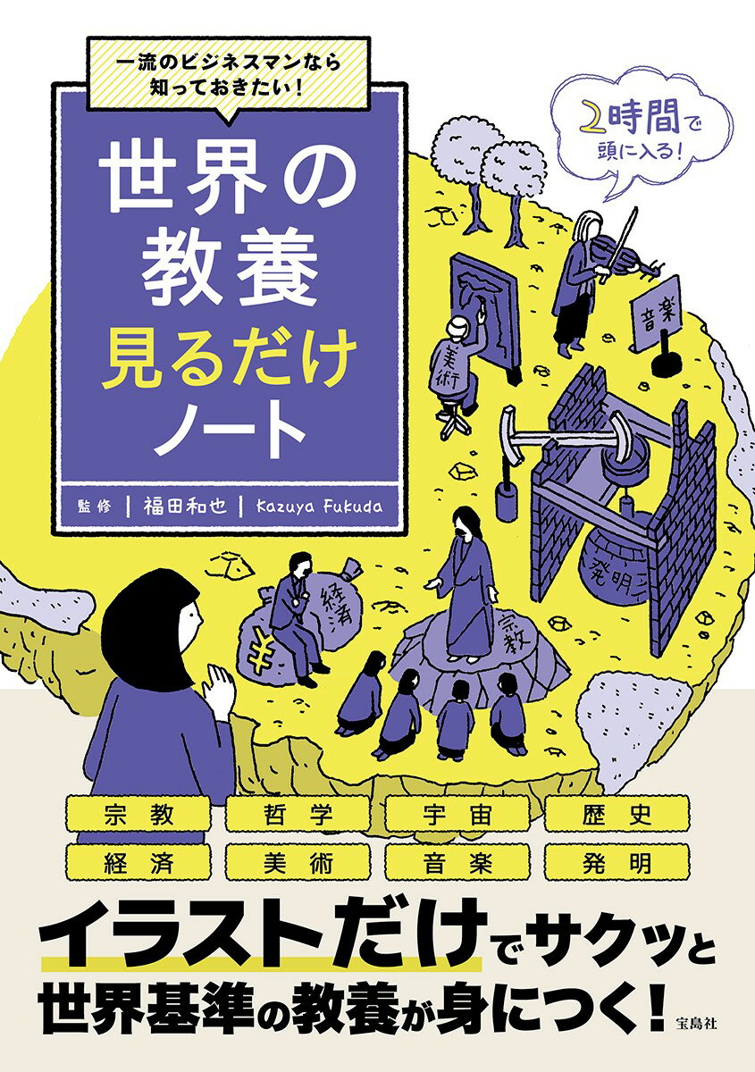 福田和也『一流のビジネスマンなら知っておきたい！世界の教養見るだけノート』表紙