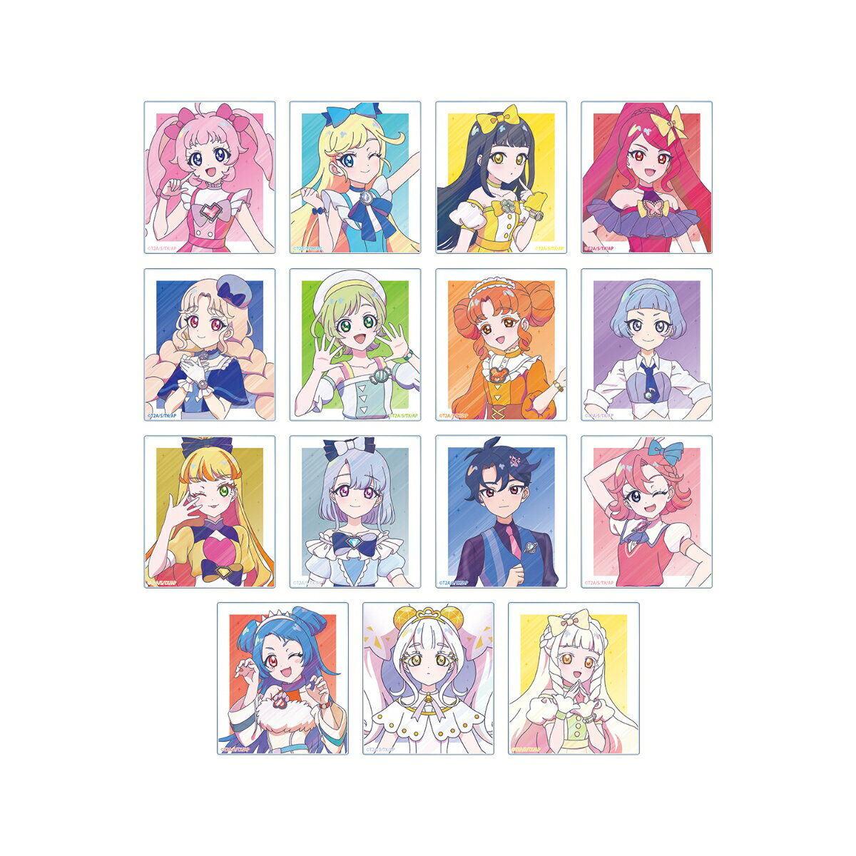 ひみつのアイプリトレーディング Ani-Art clear label アクリルカード(BOX＝15個)