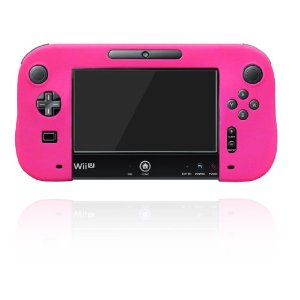 シリコンカバー for Wii U GamePad ピンクの画像