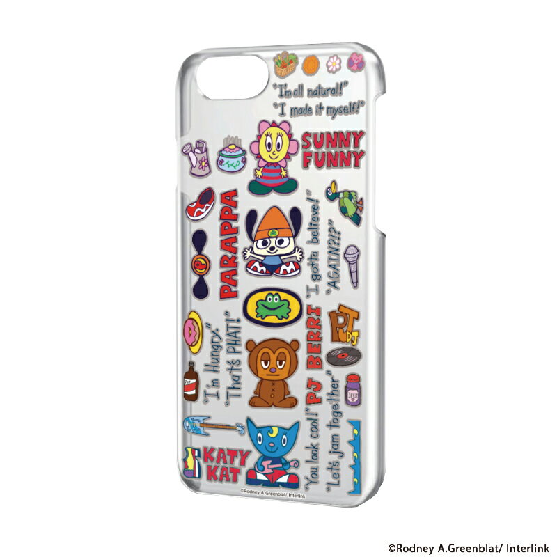 ハードケース(iPhone6/6s/7/8兼用)「パラッパラッパー」01/ちりばめデザイン【グッズ】