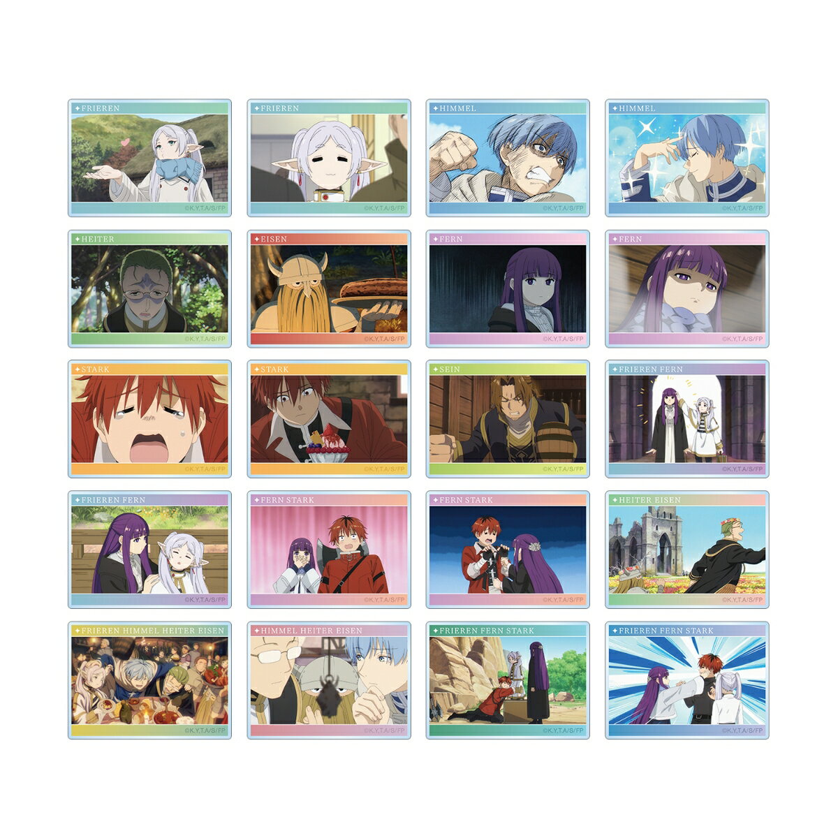 『葬送のフリーレン』 トレーディング場面写アクリルステッカー(単位/BOX)【グッズ】