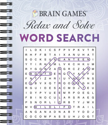 楽天楽天ブックスBrain Games - Relax and Solve: Word Search （Purple） BRAIN GAMES - RELAX & SOLVE WO （Brain Games - Relax and Solve） [ Publications International Ltd ]