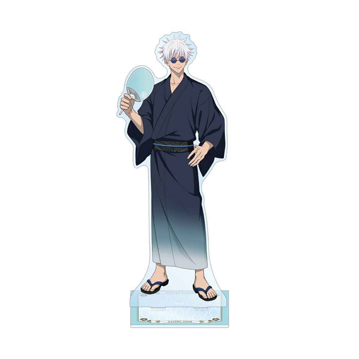 TVアニメ「呪術廻戦」 花やしきコラボ 描き下ろしイラスト 懐玉・玉折 五条 悟 浴衣ver. 特大アクリルスタンド【グッズ】