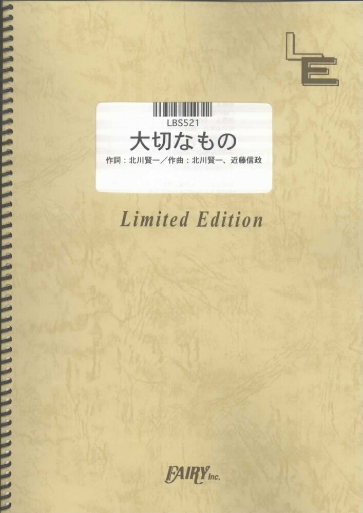 LBS521　大切なもの／ロードオブメジャー