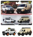 ホットウィール(Hot Wheels) プレミアム 2パック メルセデス・ベンツ スプリンター ツアラー / '05 トヨタ ランドクルーザー プラド【 ミニカー 】 【3才~】 HRR76