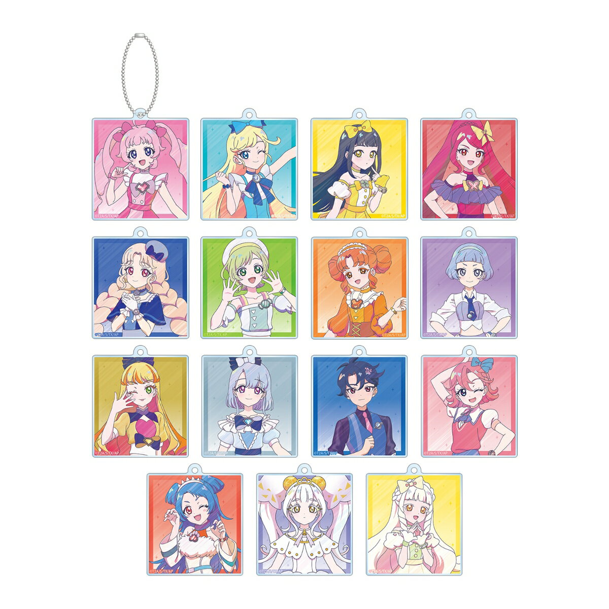 ひみつのアイプリトレーディング Ani-Art clear label アクリルキーホルダー(BOX＝15個)