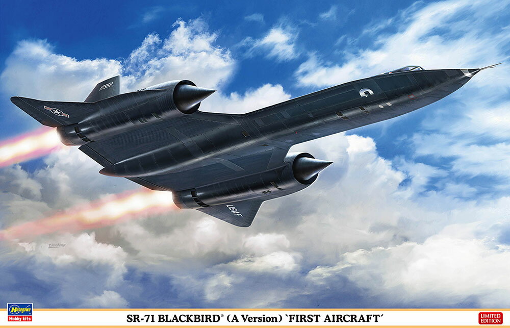 機首下面右側の起倒式ブレードアンテナをエッチングで再現！
SR-71 ブラックバード （A型） “初号機をキット化します。
機体パーツカラーはブラック。

エッチング部品
ブレードアンテナ

デカール（マーキング）
アメリカ空軍 テスト機「17950」（1964年12月22日に初飛行）【対象年齢】：【商品サイズ (cm)】(幅）：47.2